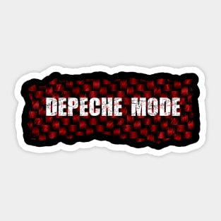 Depeche Mode Ripped Flannel Sticker